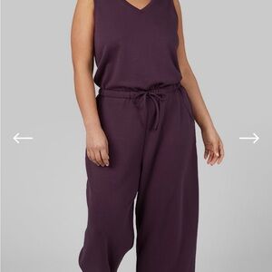 32 Degrees Sleeveless Jumpsuit - Deep Purple